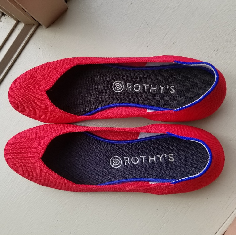 Rothy's Cherry Solid Flat